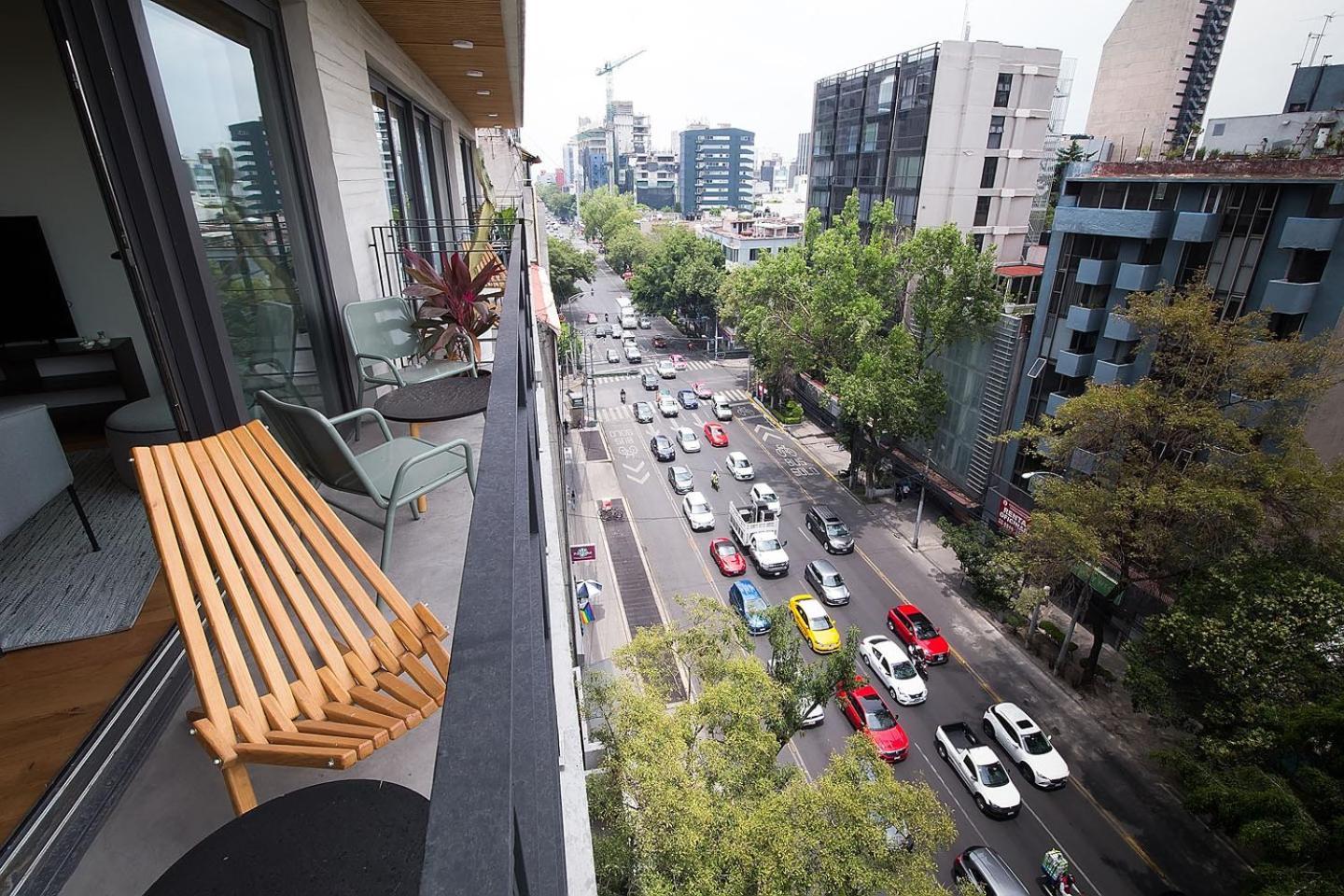 Apartamentos La Condesa เม็กซิโกซิตี้ ภายนอก รูปภาพ