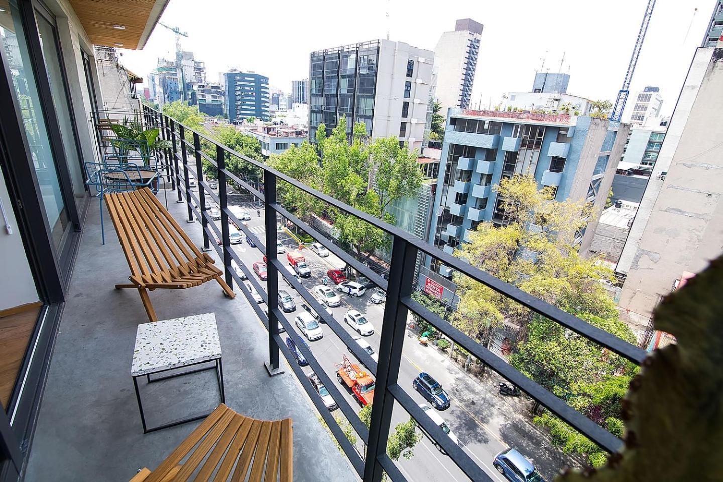 Apartamentos La Condesa เม็กซิโกซิตี้ ภายนอก รูปภาพ